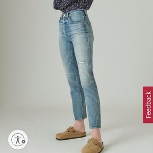 Lucky brand drew mom jeans